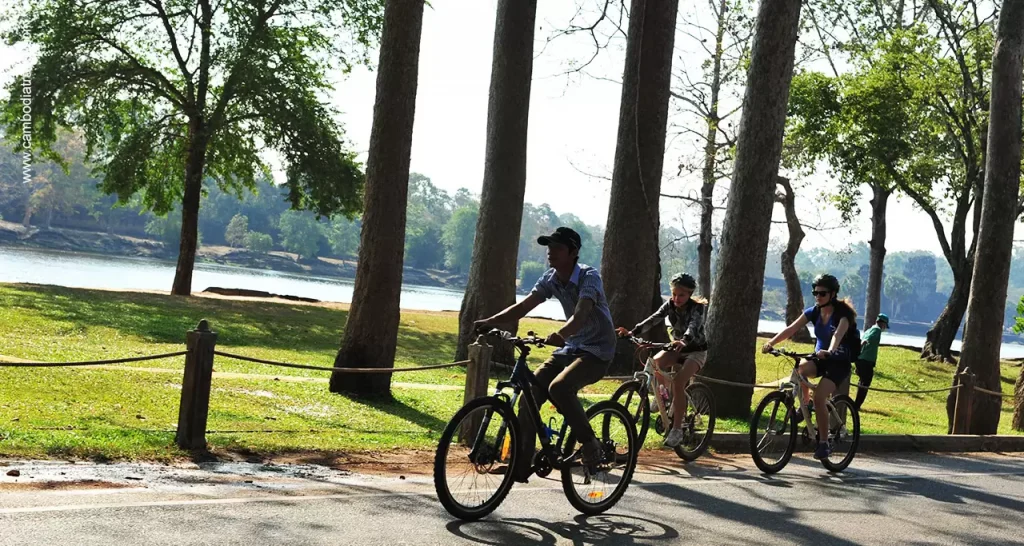 Explore Angkor Complex by bicycle