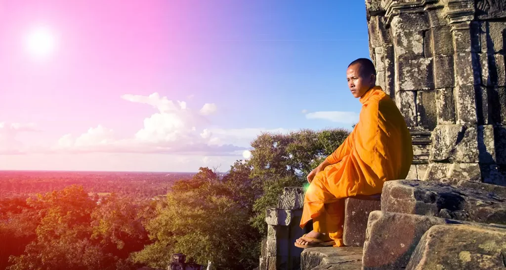 Quiet Sunset over Phnom Krom