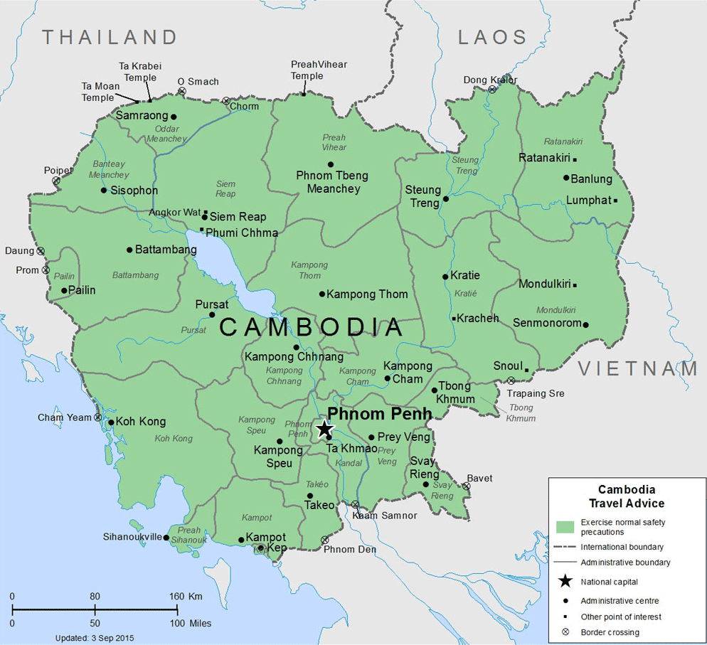 Cambodia Map