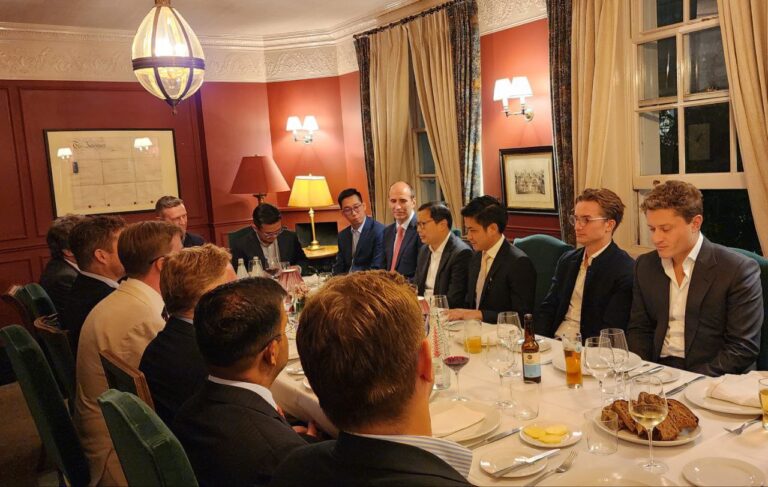 Working Dinner with the Cambodian Delegation of the Ministry of Commerce and Leaders of Major UK-based Companies and Institutions