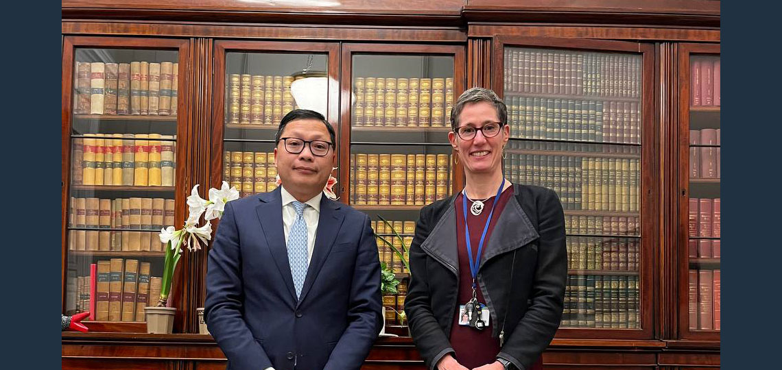 Ambassador Lay Samkol paid a courtesy call on Ms. Joelle Jenny, Director of South East Asia and Pacific, FCDO