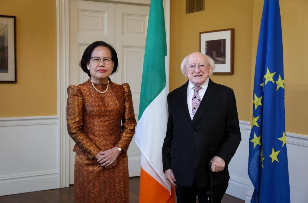 Ambassador Tuot Panha attended the National Day of Commemoration Ceremony of Ireland, held at the Royal Hospital Kilmainham in Dublin