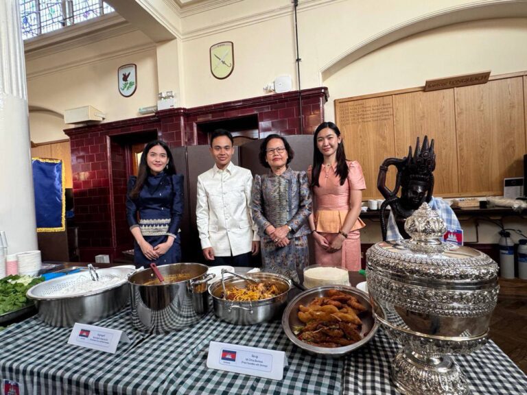 Ambassador Tuot Panha joined Cambodian cadet Hun Chan Panhaboth at a special Cultural Event hosted at the Royal Academy Sandhurst