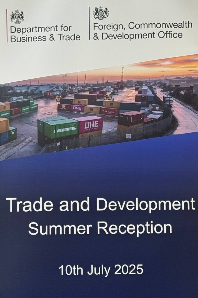 Mr. Hang Sochivin, Trade Attaché, attended the Trade & Development Summer Reception, co-organized by the Foreign, Commonwealth and Development Office and the Department for Business and Trade