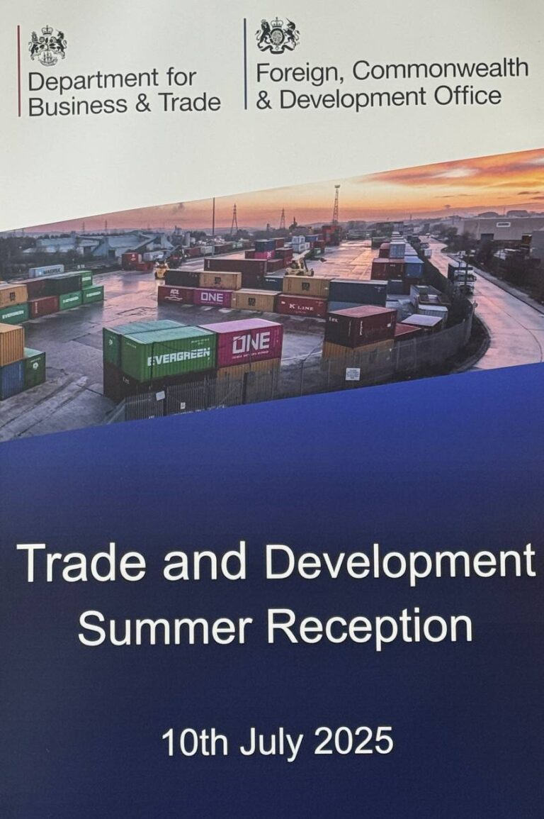 Mr. Hang Sochivin, Trade Attaché, attended the Trade & Development Summer Reception, co-organized by the Foreign, Commonwealth and Development Office and the Department for Business and Trade