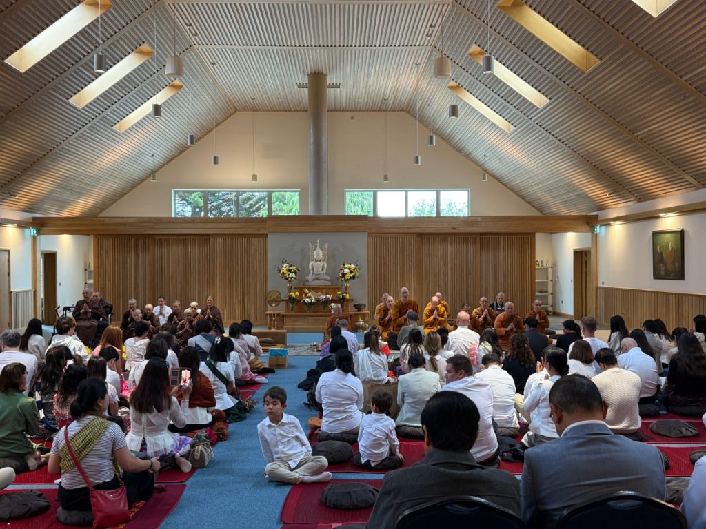 Royal Embassy of Cambodia in the United Kingdom joined the Cambodian community in England, approximately 200 people, to celebrate Pchum Ben - Cambodia’s Ancestors’ Day at Amaravati Buddhist Monastery