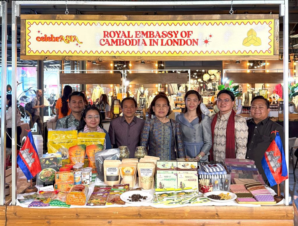 Royal Embassy of Cambodia to the United Kingdom took part in the annual CelebrAsia 2025 exhibition, held at Battersea Power Station