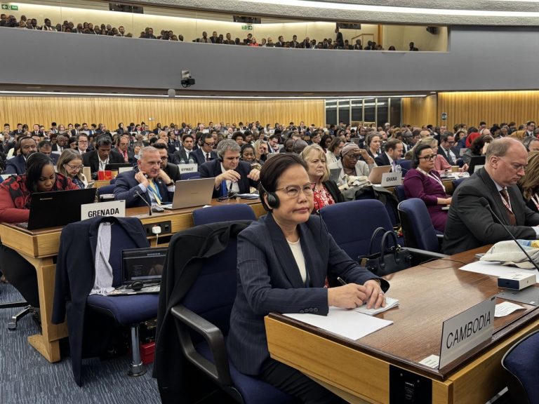 Ambassador TUOT Panha attended the 34th Assembly of the International Maritime Organization (IMO) at the Organization’s Headquarters in London